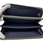 Louis Vuitton Wallet Monogram Empreinte Zippy Marine Rouge Navy Zip Around — view 4