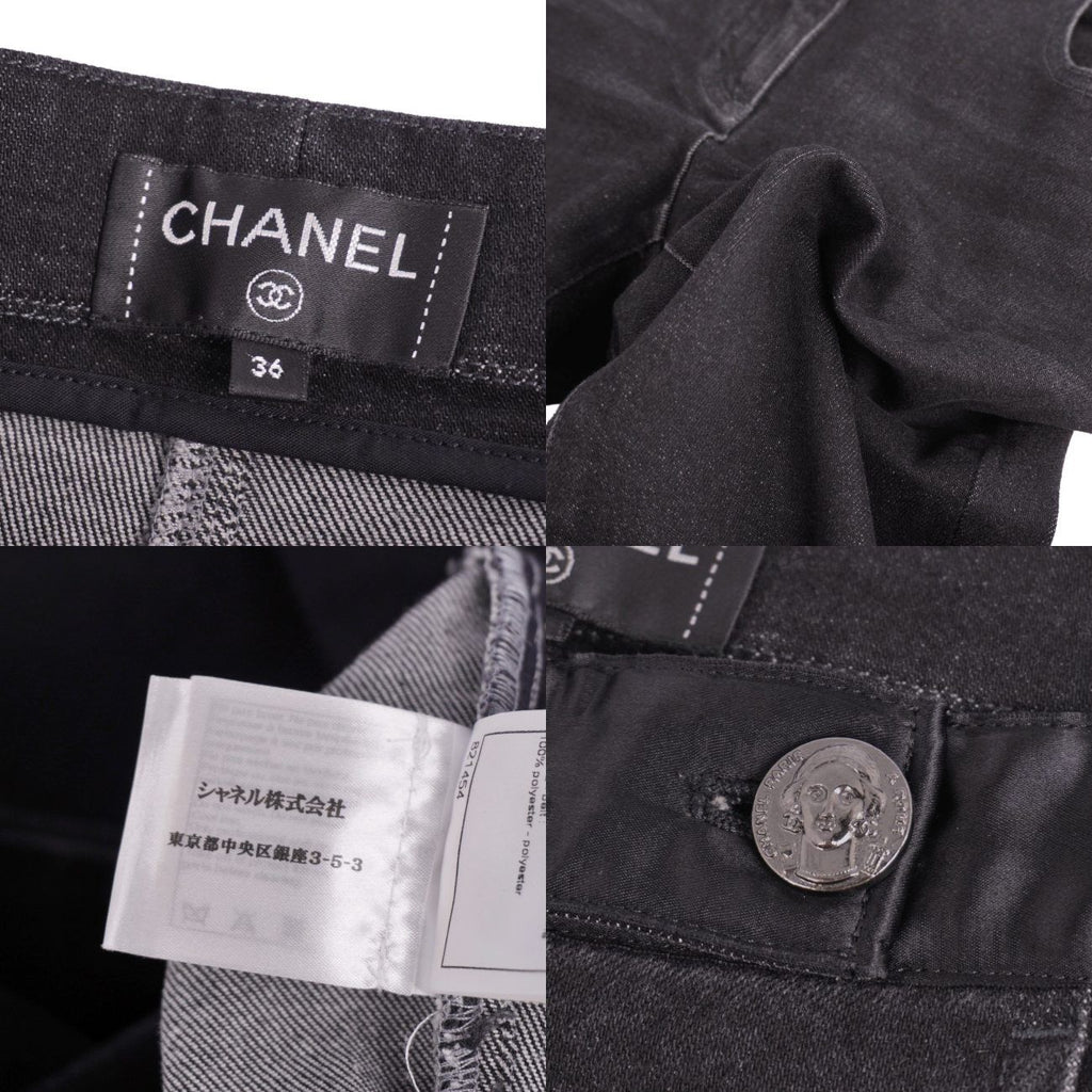 Chanel Pants Denim Cotton Strike — view 6