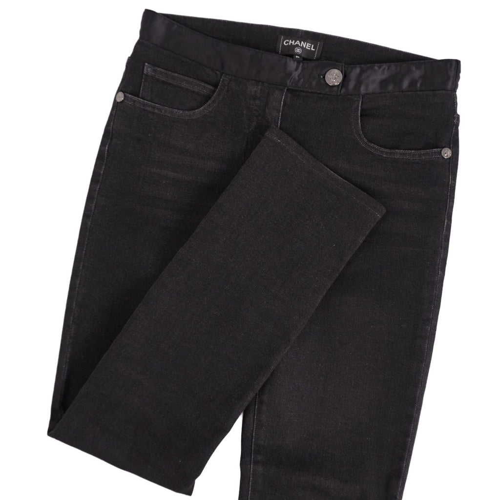 Chanel Pants Denim Cotton Strike — view 3