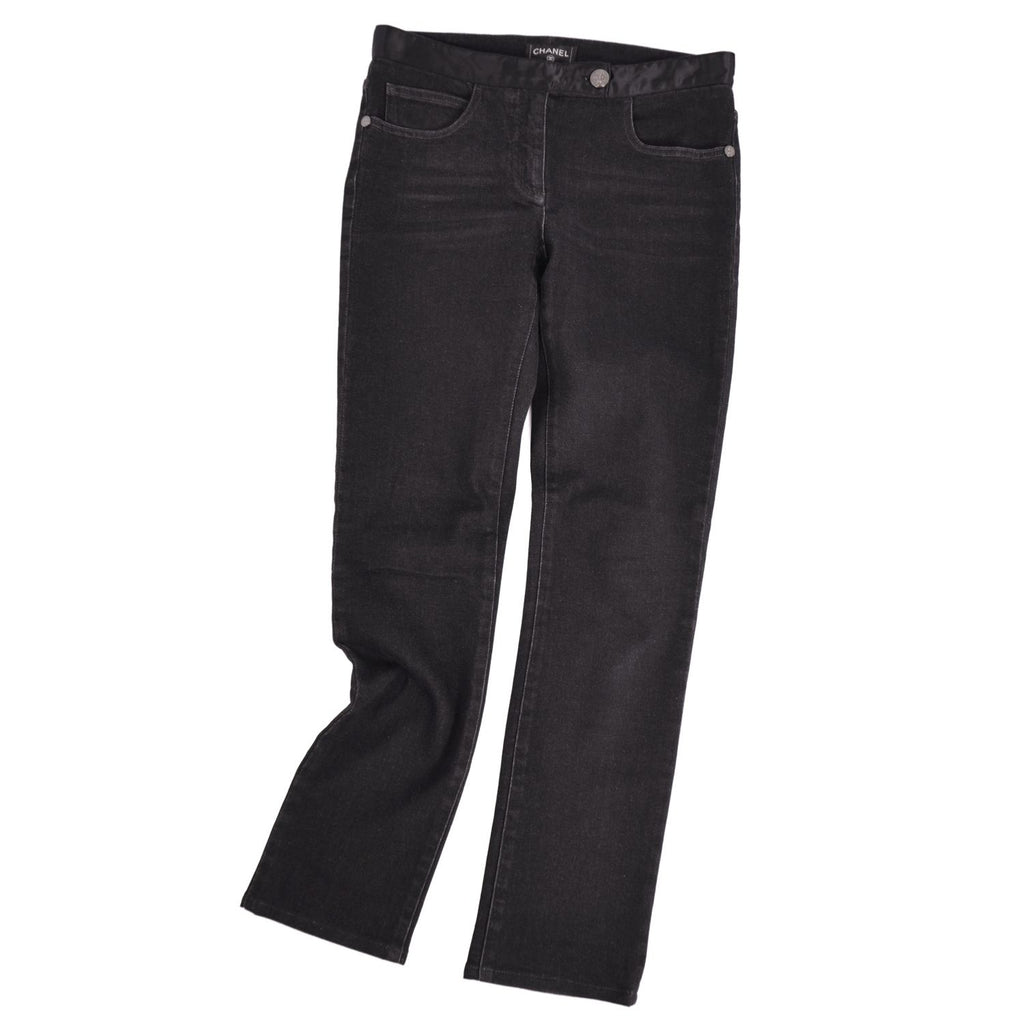 Chanel Pants Denim Cotton Strike