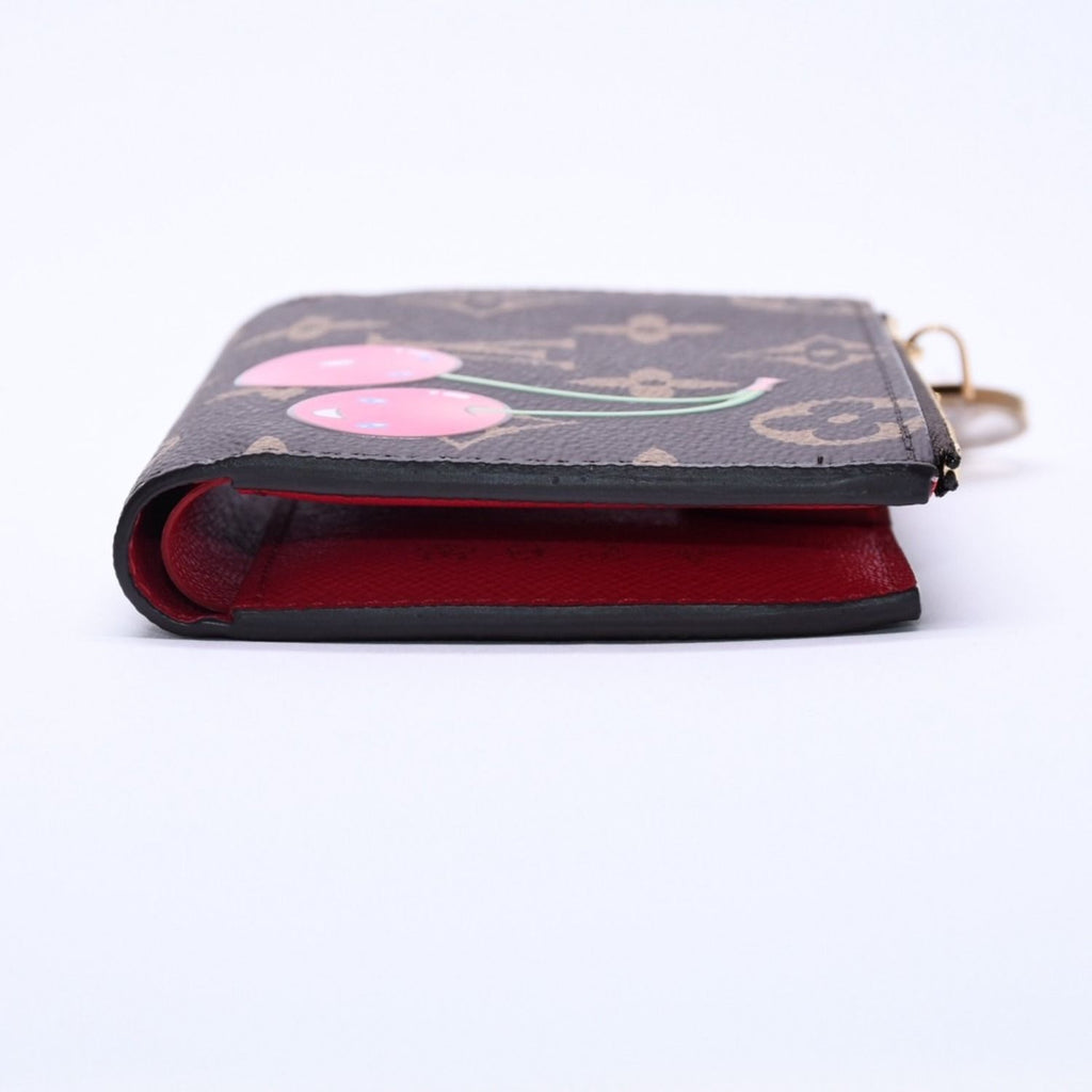Louis Vuitton Takashi Murakami Portefeuille Lisa Compact Wallet Bifold Brown — view 8