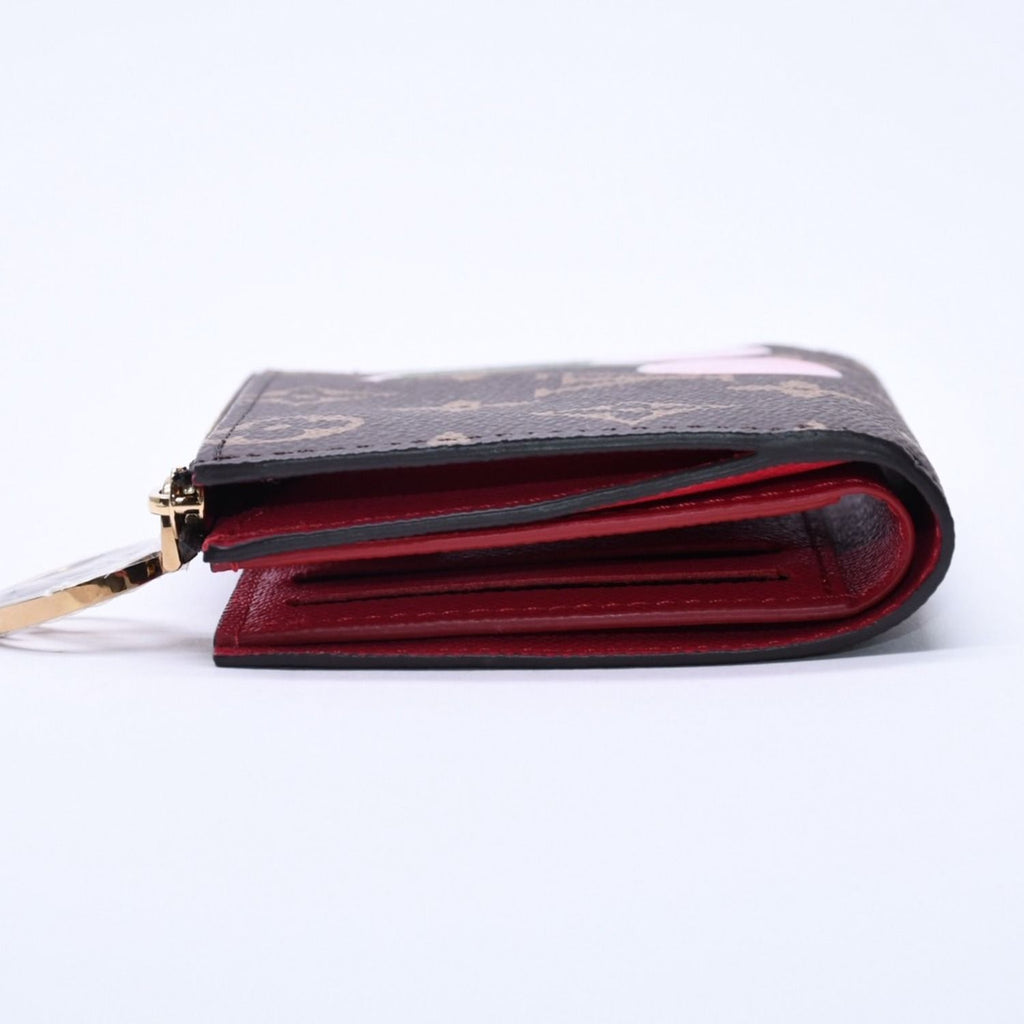 Louis Vuitton Takashi Murakami Portefeuille Lisa Compact Wallet Bifold Brown — view 7