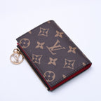 Louis Vuitton Takashi Murakami Portefeuille Lisa Compact Wallet Bifold Brown — view 5