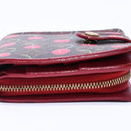 Louis Vuitton Monogram Cherry Compact Zip Bifold Wallet Takashi Murakami Brown — view 5