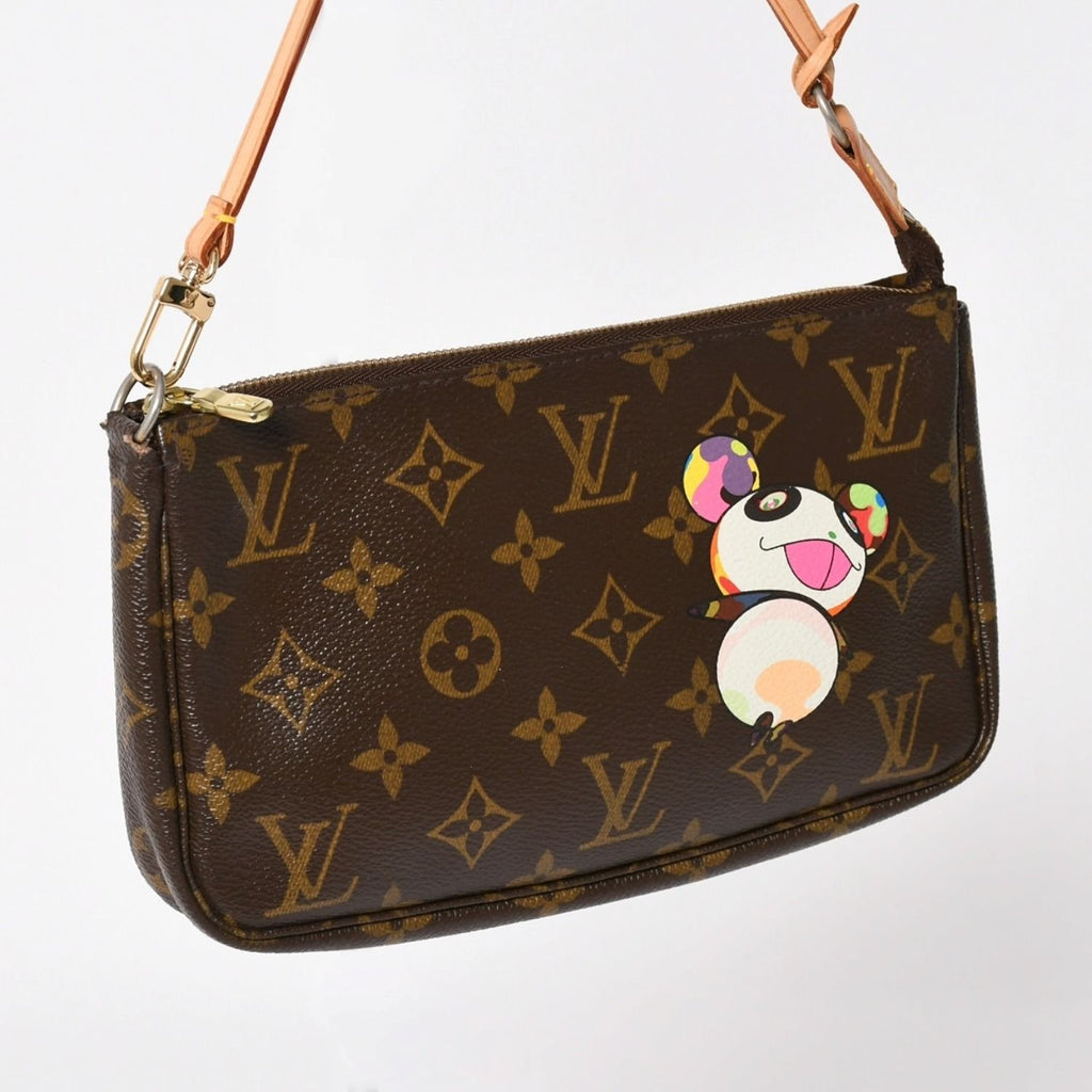 Louis Vuitton Monogram Panda Pochette Accessoires Takashi Murakami Mini Bag — view 3