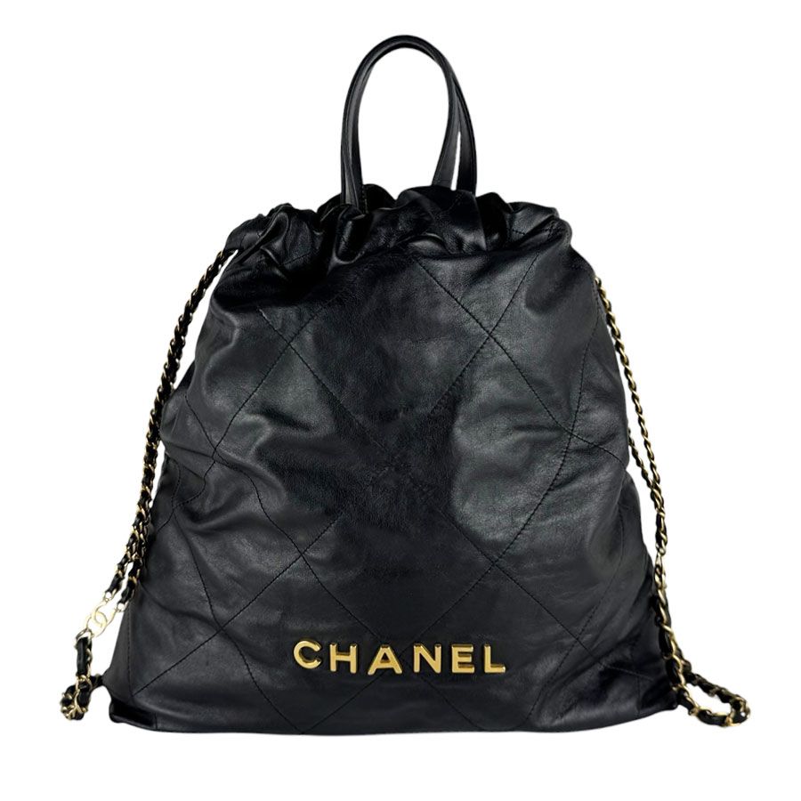 Chanel Backpack 22 Black