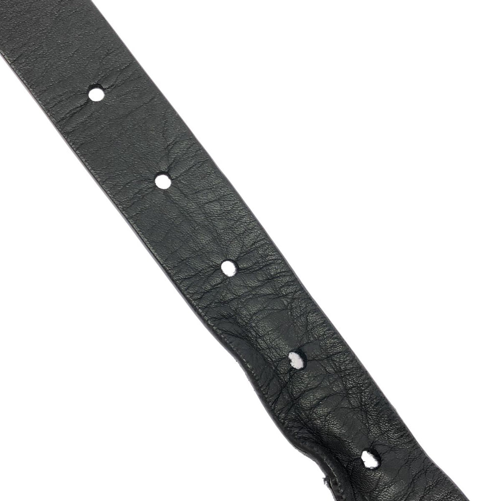 Bottega Veneta Grasp Triangle Buckle Leather Belt Black 75 — view 5