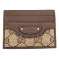 Gucci the Hacker Project Card Case Brown