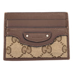 Gucci the Hacker Project Card Case Brown