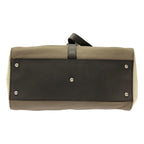 Saint Laurent Leather Canvas Handbag Beige — view 4