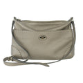 Fendi Shoulder Bag Leather Crossbody Square Beige