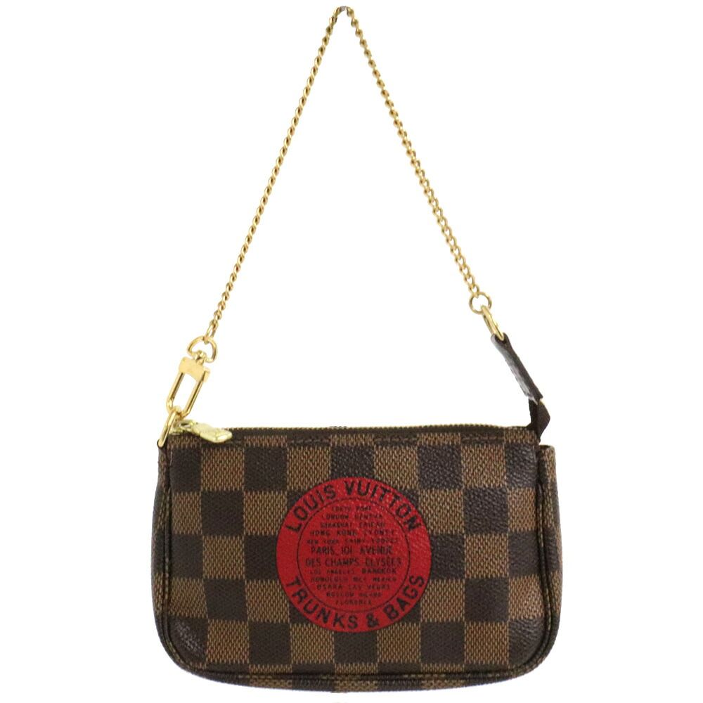Louis Vuitton Damier T&b Pochette Soirle Pouch Mini