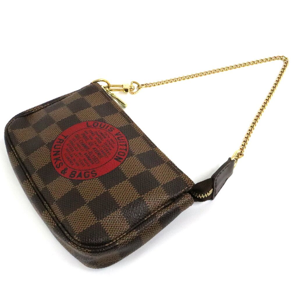 Louis Vuitton Damier T&b Pochette Soirle Pouch Mini — view 3