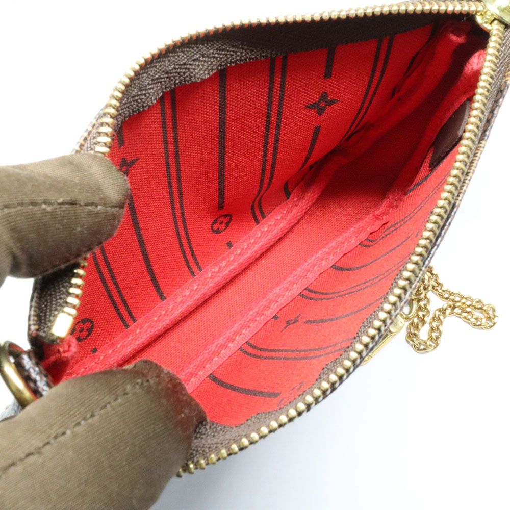 Louis Vuitton Damier T&b Pochette Soirle Pouch Mini — view 5
