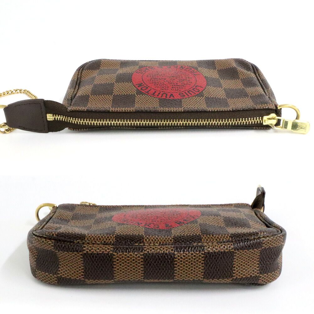 Louis Vuitton Damier T&b Pochette Soirle Pouch Mini — view 4