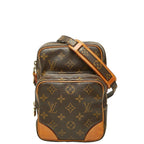 Louis Vuitton Monogram Amazon Crossbody Shoulder Bag Brown Leather