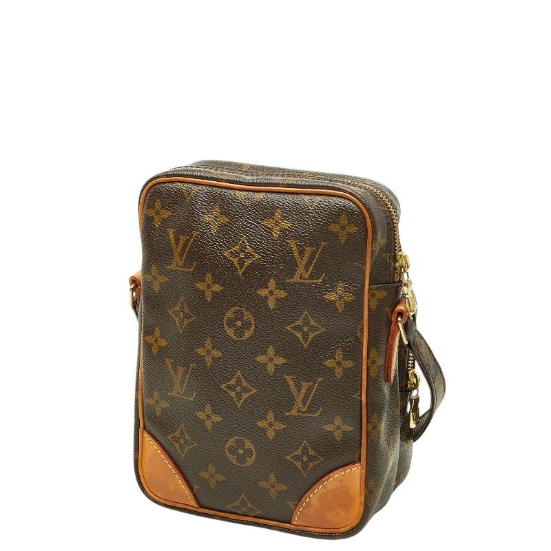 Louis Vuitton Monogram Amazon Crossbody Shoulder Bag Brown Leather — view 2