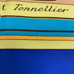 Hermes Carre 90 L'alphabet Des Metiers the Abcs of Work Scarf Large Blue — view 4