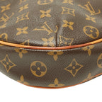 Louis Vuitton Monogram Odeon MM Crossbody Shoulder Bag Brown Leather — view 5
