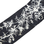 Dior Toile de Jouy Flower Mitzah Scarf Twilly Black White Silk — view 3