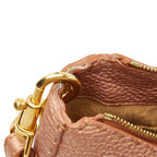 Fendi Selleria Crossbody Shoulder Bag Pink Leather — view 7