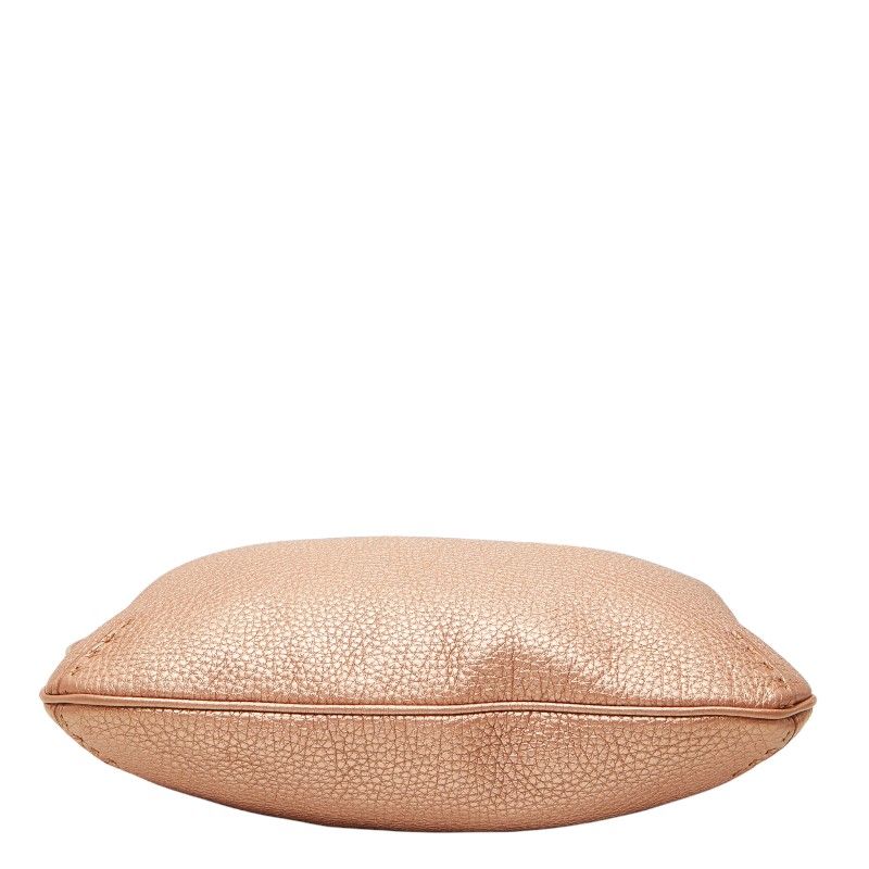 Fendi Selleria Crossbody Shoulder Bag Pink Leather — view 4