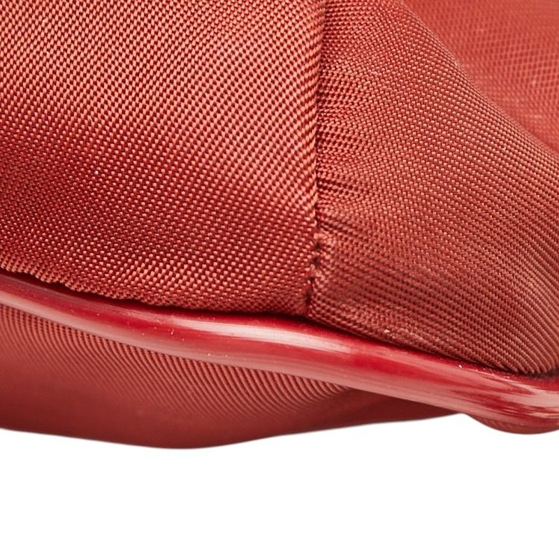Gucci Logo Belt Bag Red Green Nylon — view 4