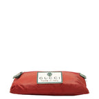 Gucci Logo Belt Bag Red Green Nylon — view 3