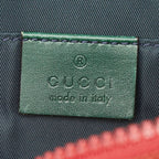 Gucci Logo Belt Bag Red Green Nylon — view 7