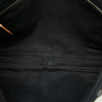 Hermes Fourre Tout Besace MM Crossbody Shoulder Bag Black Gray Canvas — view 8