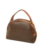 Celine Macadam Handbag Brown Leather — view 2