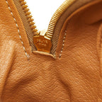 Celine Macadam Handbag Brown Leather — view 9