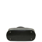 Celine C Macadam Tote Shoulder Bag Black Canvas Leather — view 3