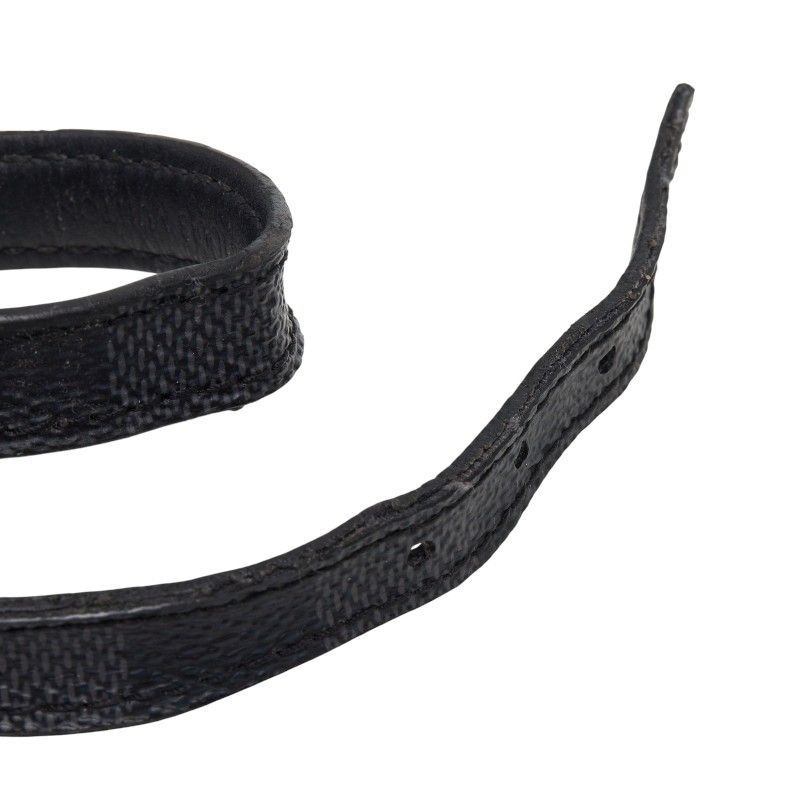 Louis Vuitton Damier Graphite Bracelet Sign It Double Strand Black Gray Metal — view 4
