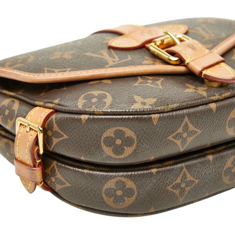 Louis Vuitton Monogram Saumur BB 2-Way Shoulder Bag Brown Leather — view 5