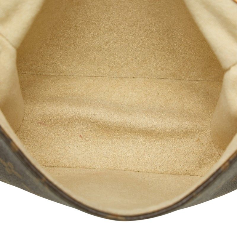 Louis Vuitton Monogram Saumur BB 2-Way Shoulder Bag Brown Leather — view 9