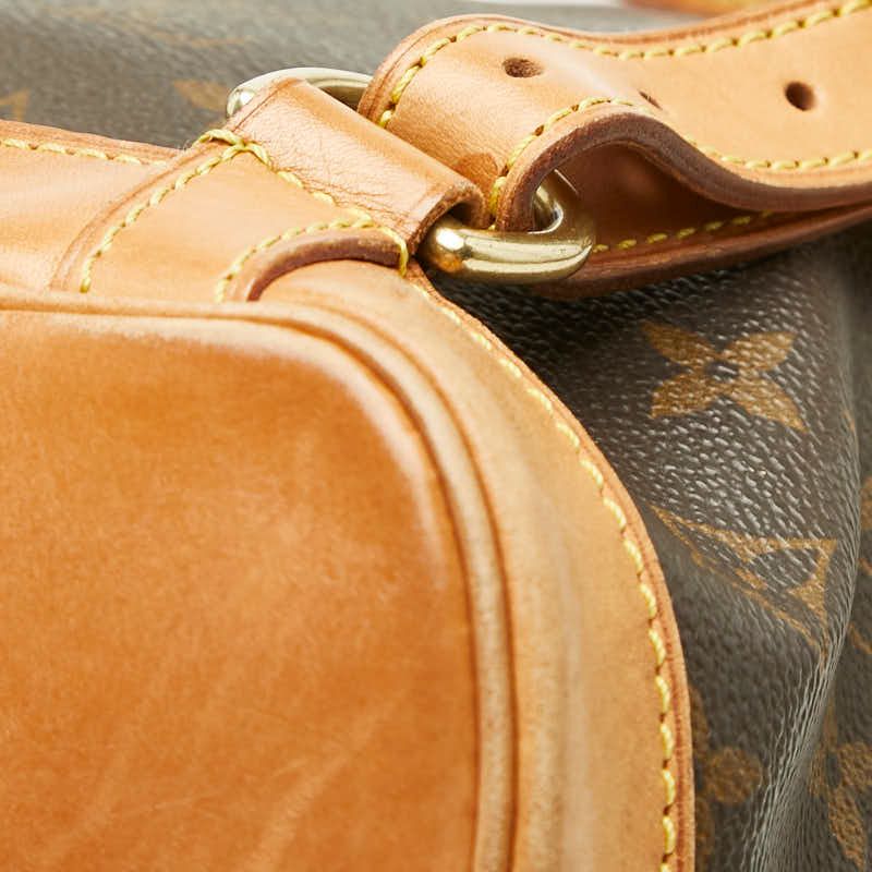 Louis Vuitton Monogram Montsouris MM Backpack Brown Leather — view 6