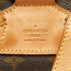 Louis Vuitton Monogram Montsouris MM Backpack Brown Leather — view 9