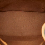 Louis Vuitton Monogram Montsouris MM Backpack Brown Leather — view 8