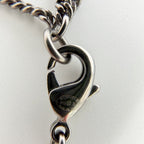 Chanel CC Logo Necklace Plated Rhinestone Silver Vintage — view 7