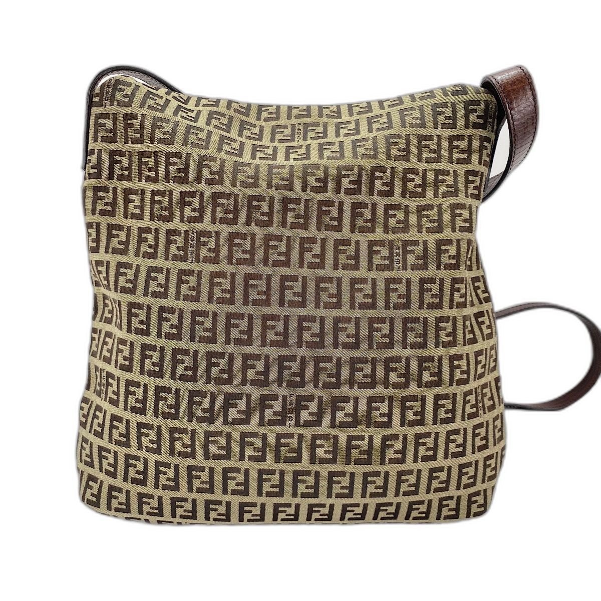 Fendi Shoulder Bag Beige — view 3