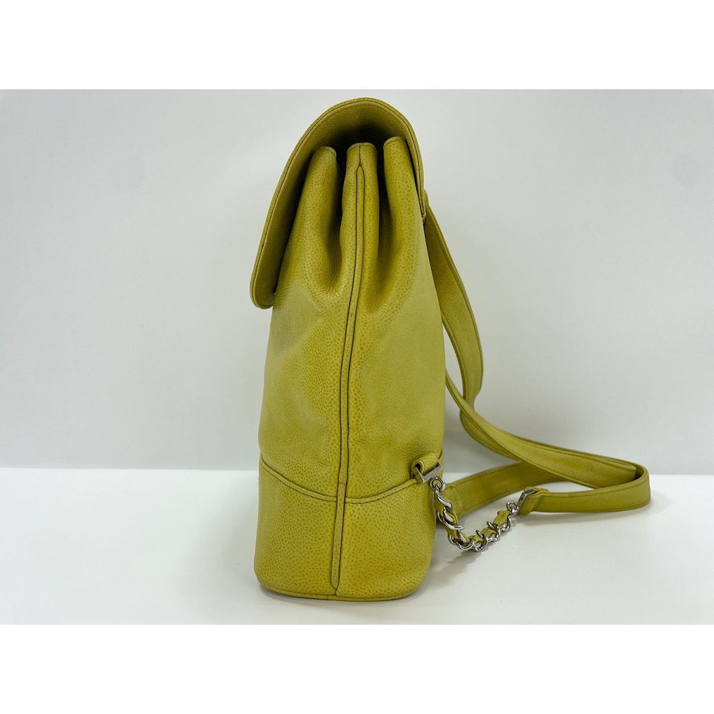 Chanel Backpack Yellow — view 2