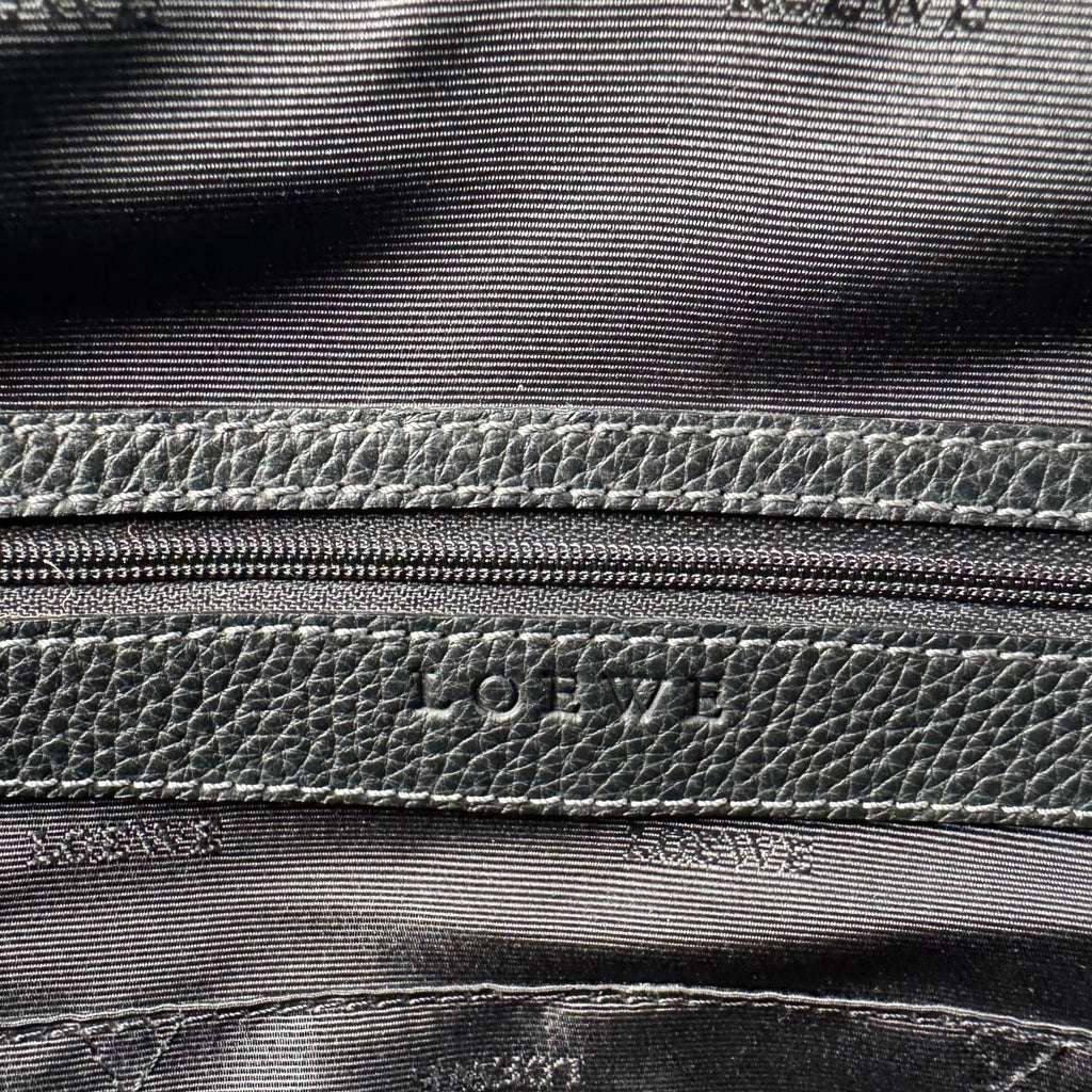 Loewe Senda Large Handbag Leather Black — view 8