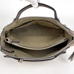 Fendi by the Way 2-Way Leather Gray Handbag — view 9