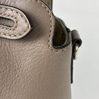 Fendi by the Way 2-Way Leather Gray Handbag — view 6