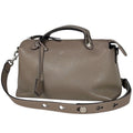 Fendi by the Way 2-Way Leather Gray Handbag