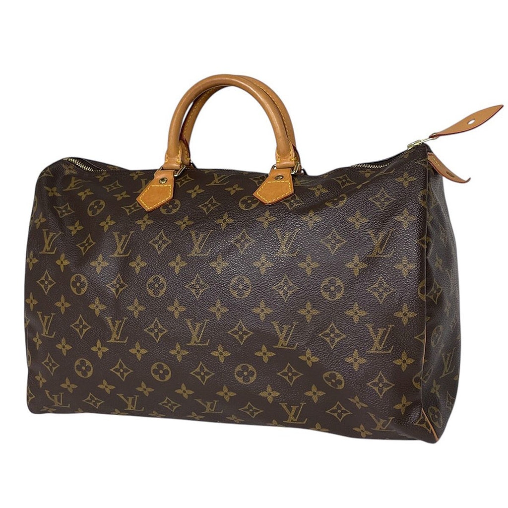 Louis Vuitton Speedy 40 Handbag Monogram Brown
