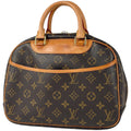 Louis Vuitton Trouville Boston Bag Handle Monogram Brown
