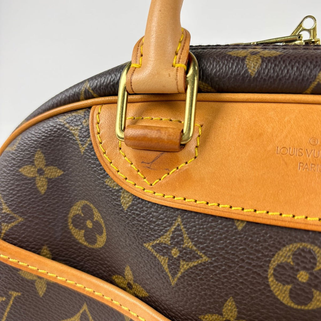 Louis Vuitton Trouville Boston Bag Handle Monogram Brown — view 4