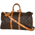 Louis Vuitton Keepall Bandouliere 45 Boston Bag Monogram Brown